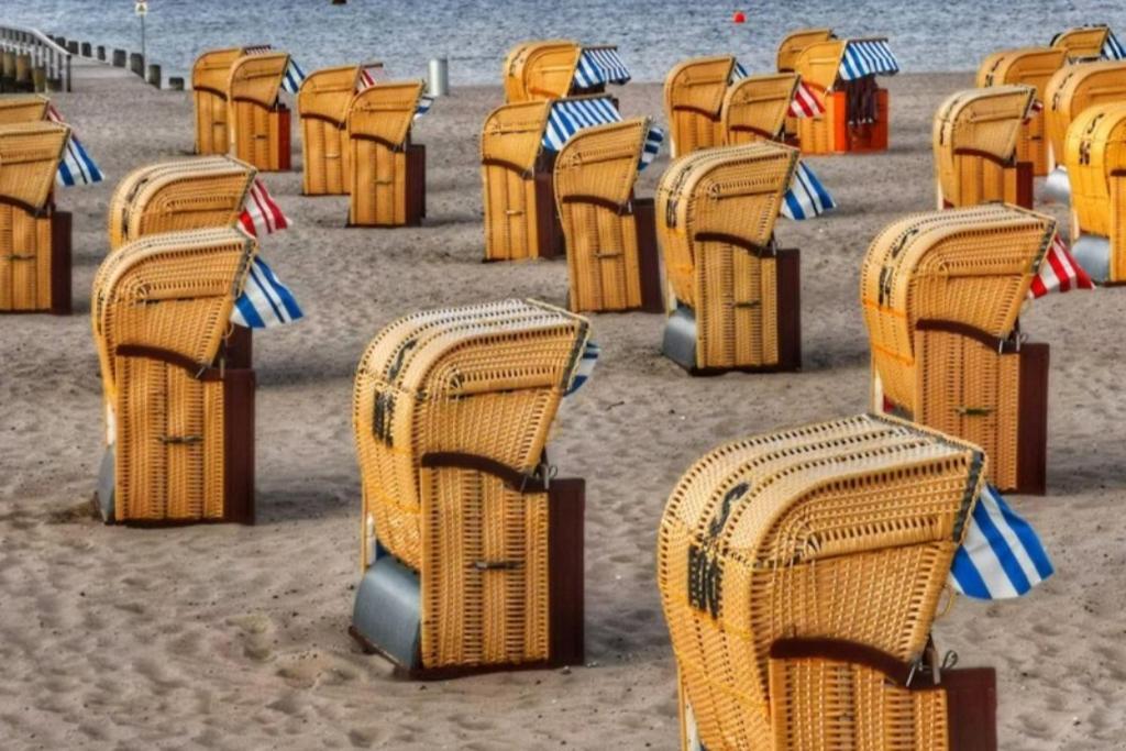Obj 84 Meerblick Fewo Fuer 2 Bis 3 Personen Strandnah, Wlan Lübeck Exterior foto